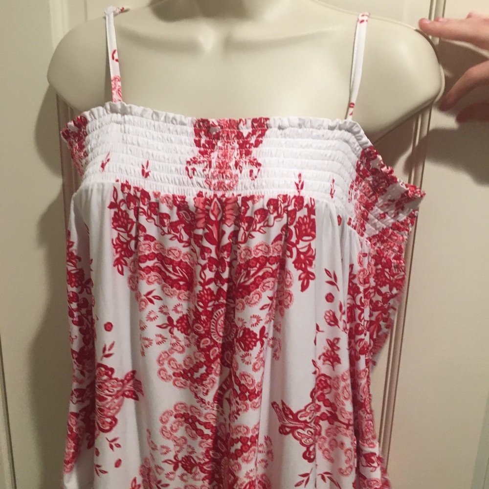 Strapped off shoulder with sleeves